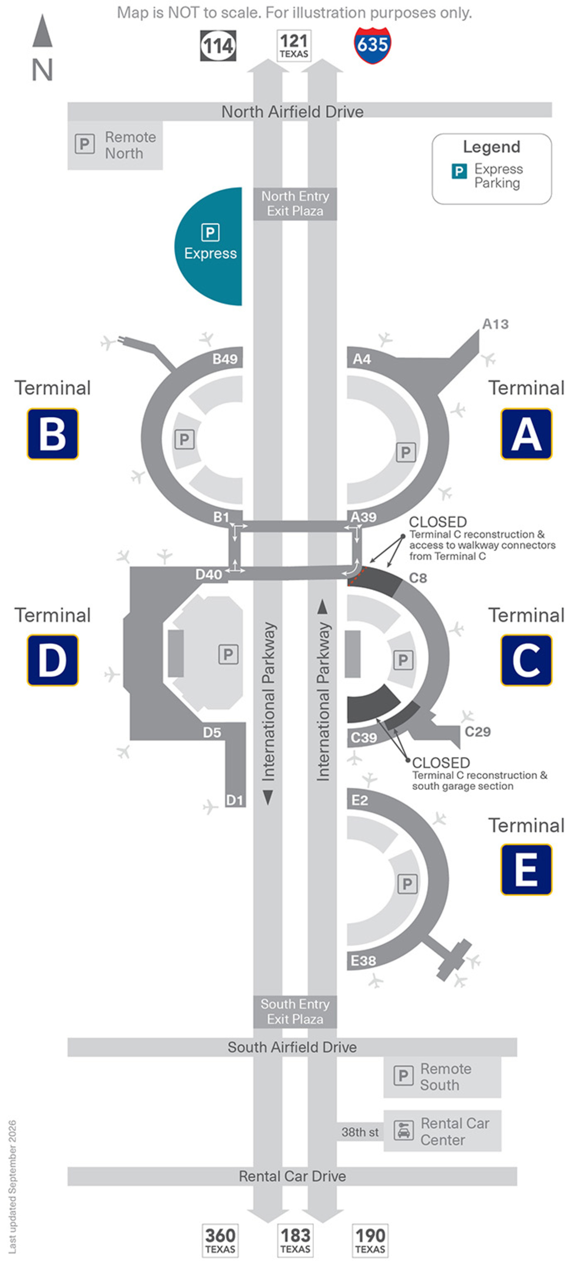 2026 Parking Map Express