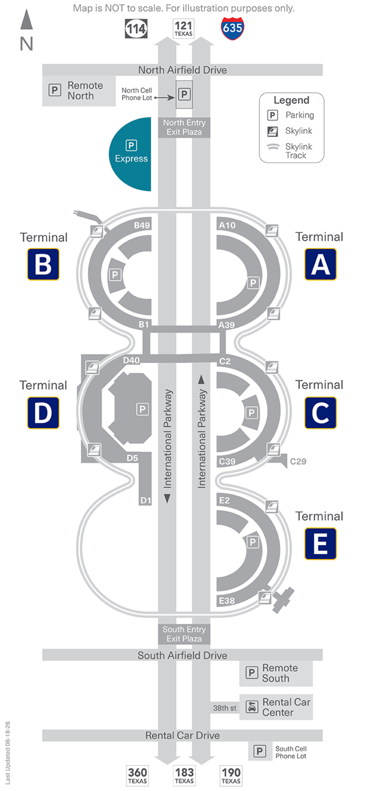 2026 Parking Map Express