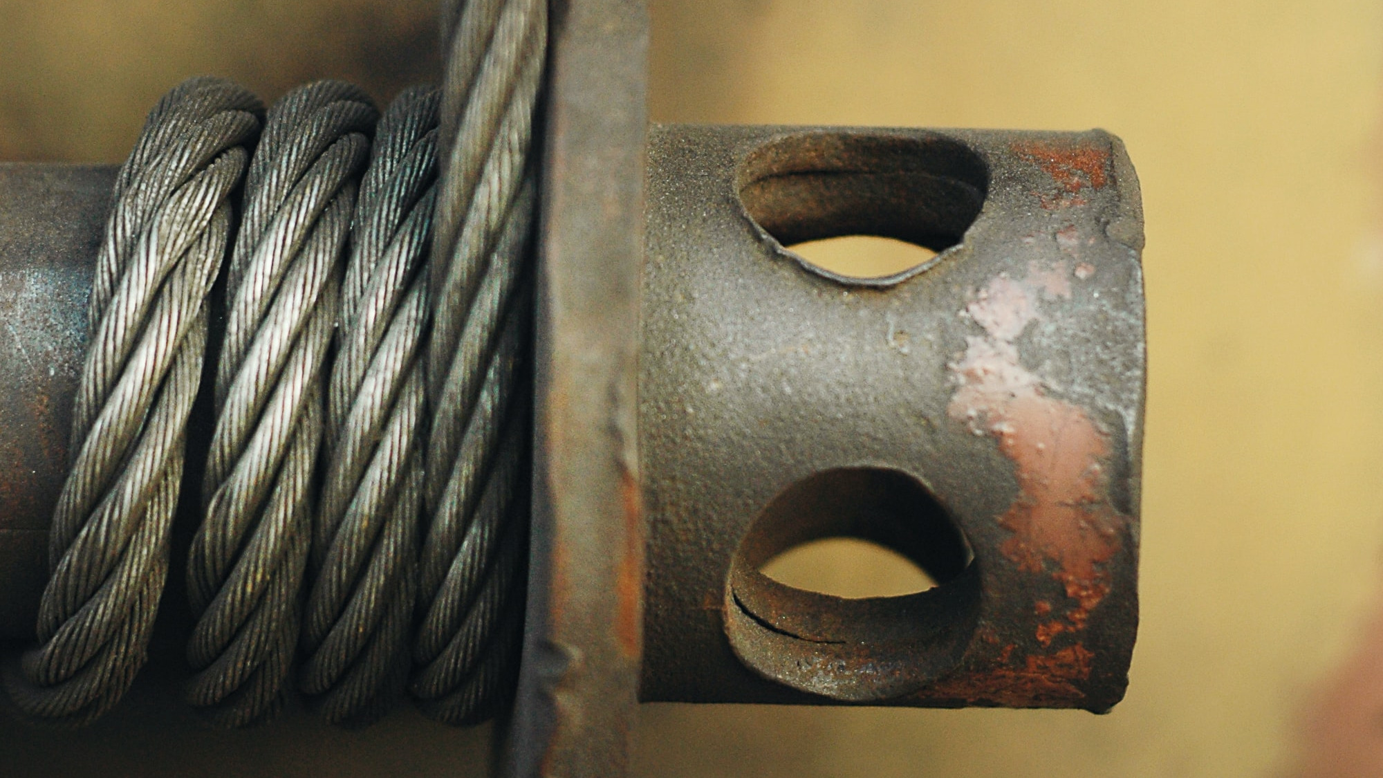 winding steel cable