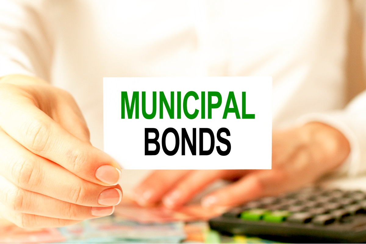 a card with the text MUNICIPAL BONDS
