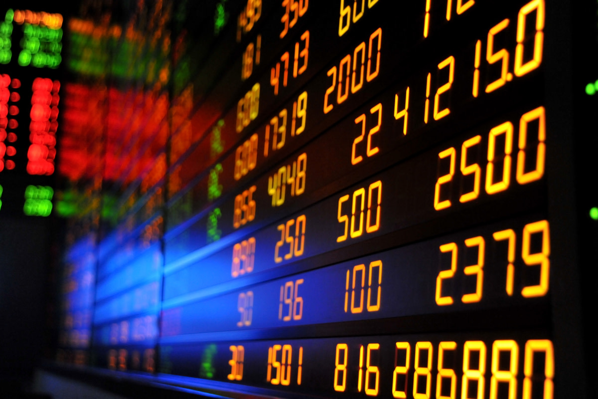 Display of Stock market