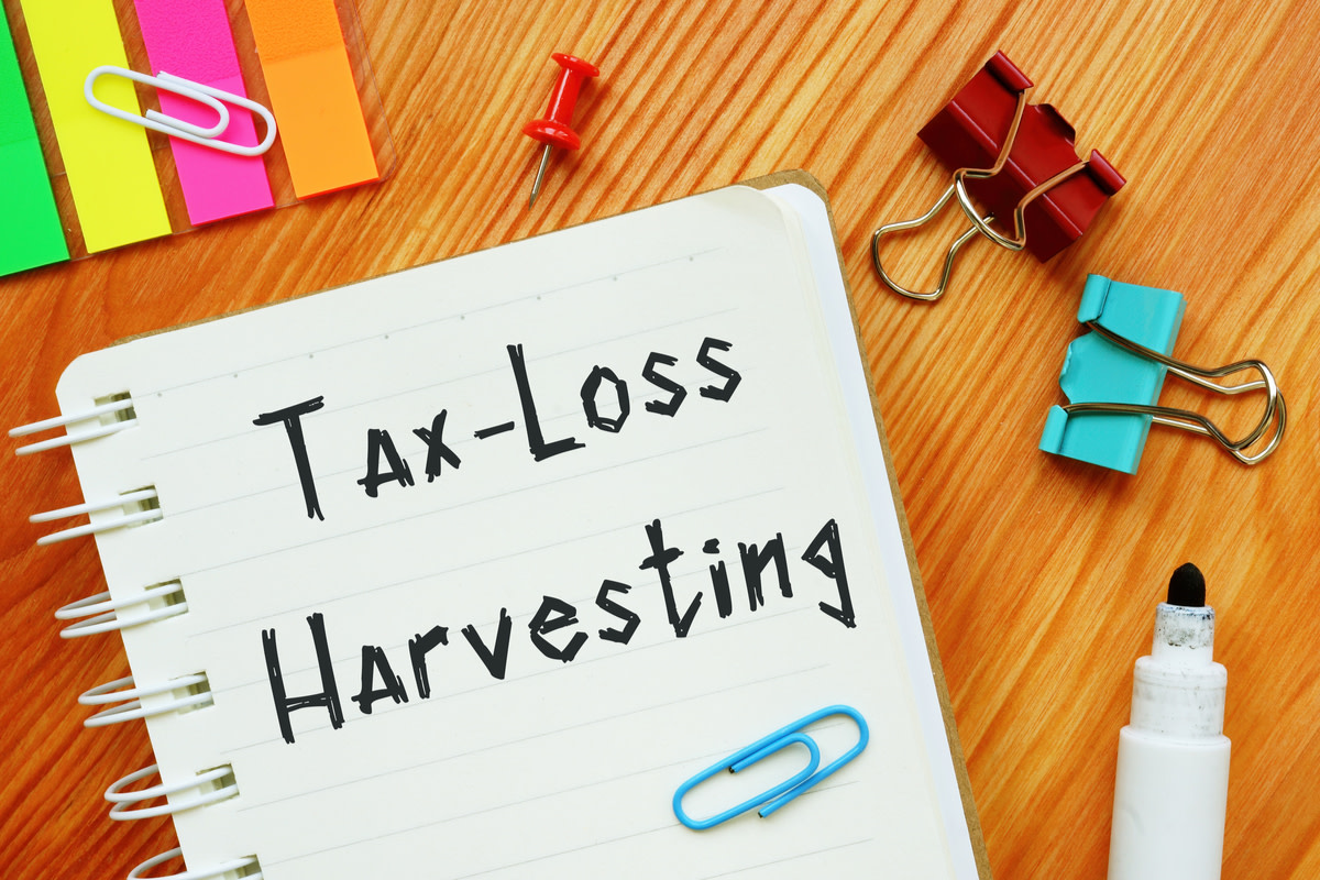 Tax-Loss Harvesting with handwritten text