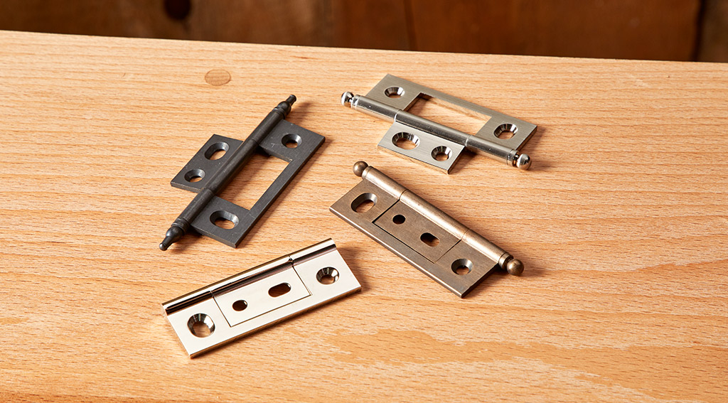 No-mortise hinges from Horton Brasses