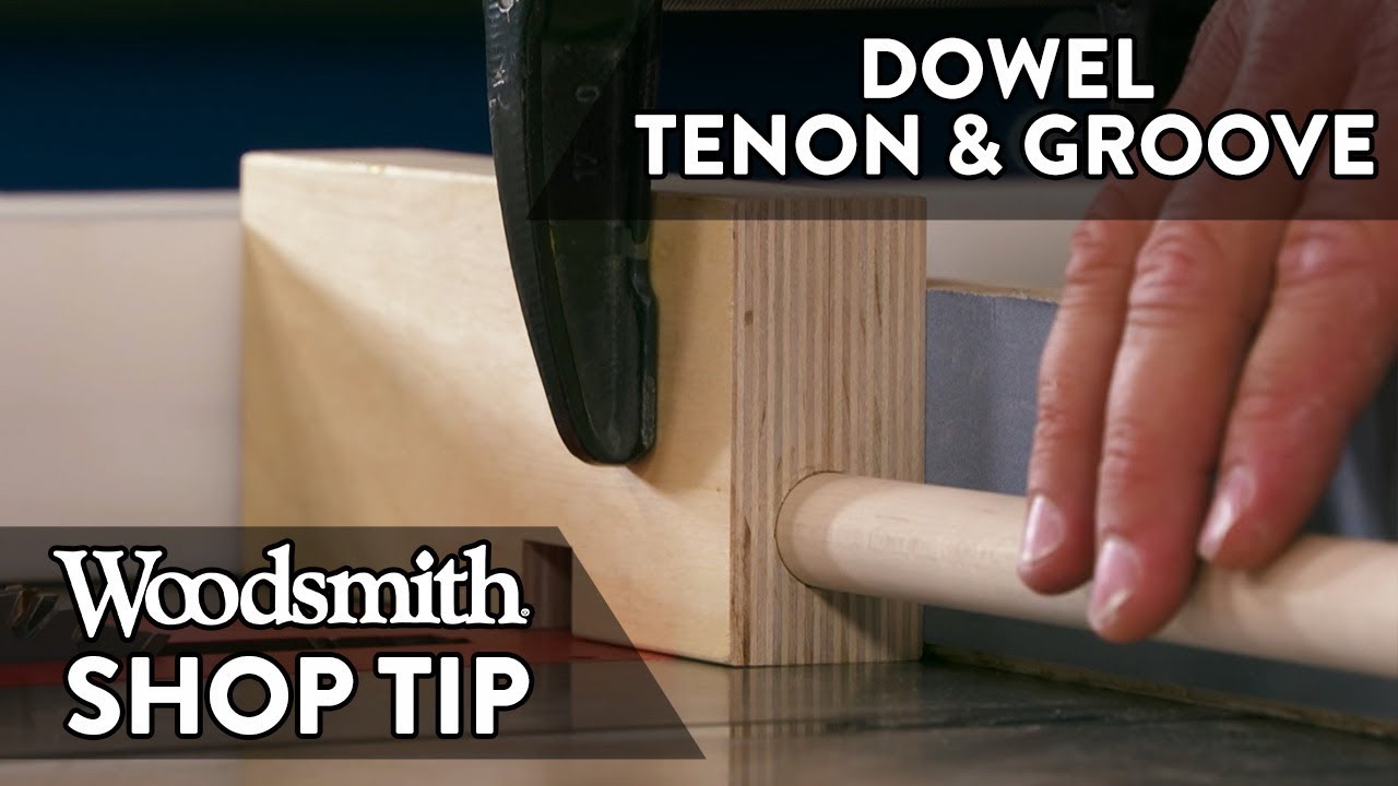 Dowel Tenon and Groover