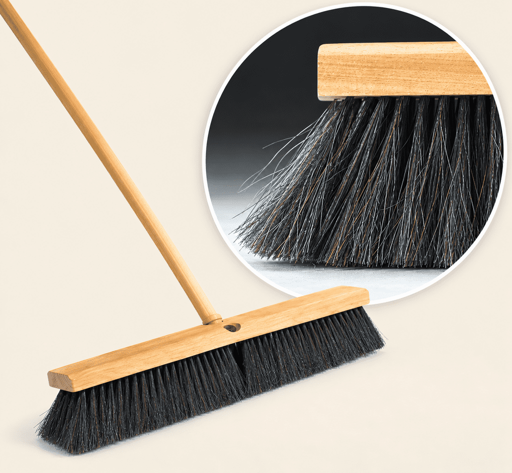 Tampico Push Broom brush detail