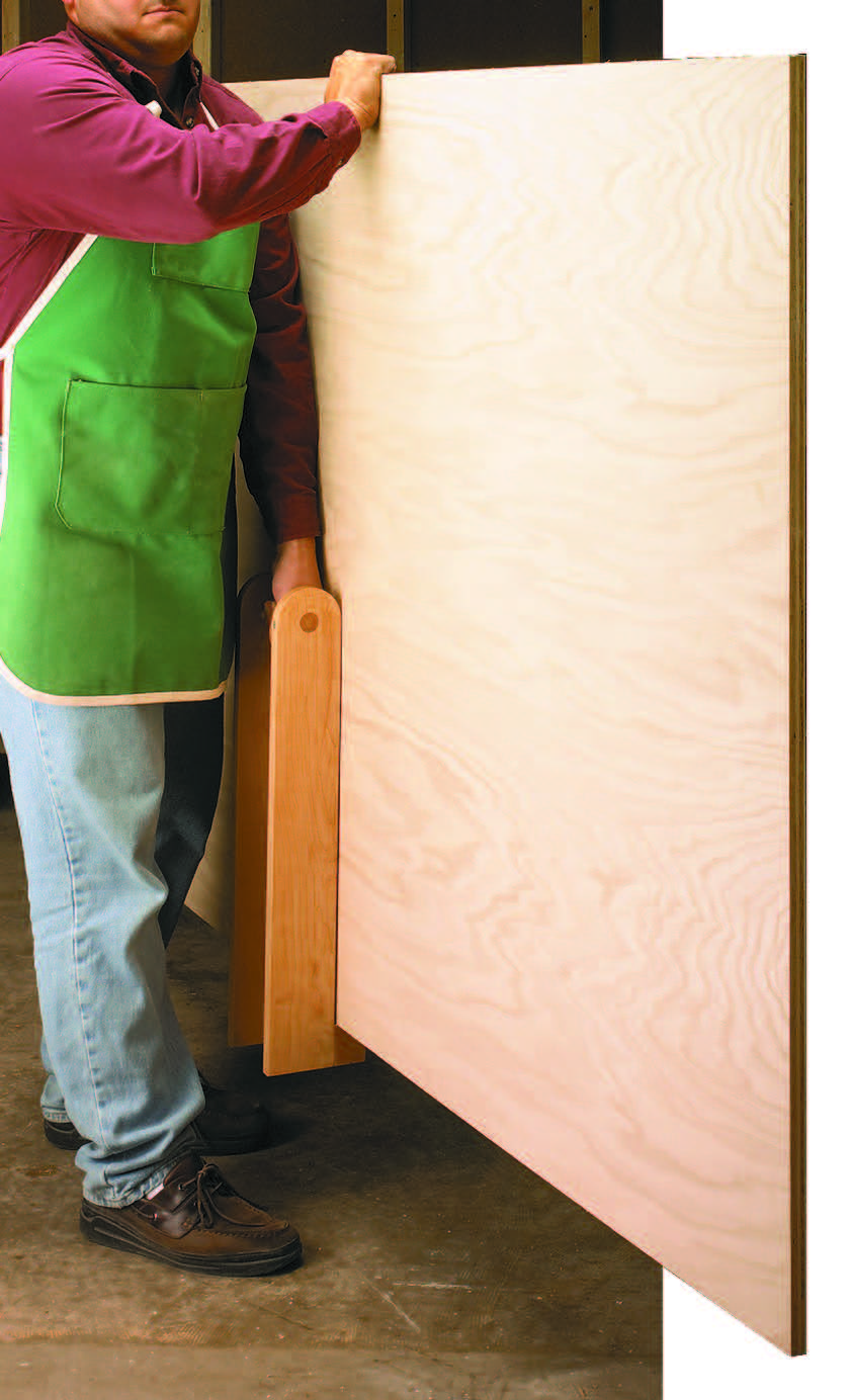 diy wood tote made for moving plywood