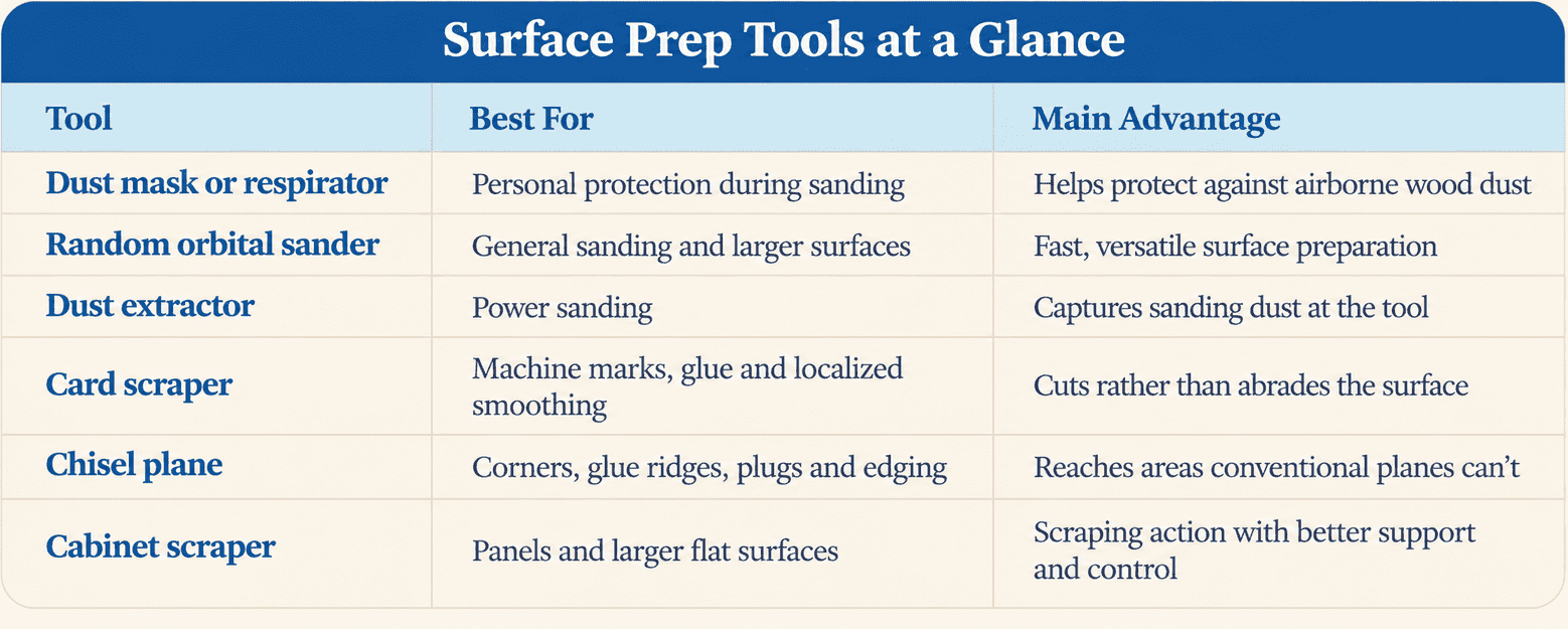 Surface Prep Tools at a Glance