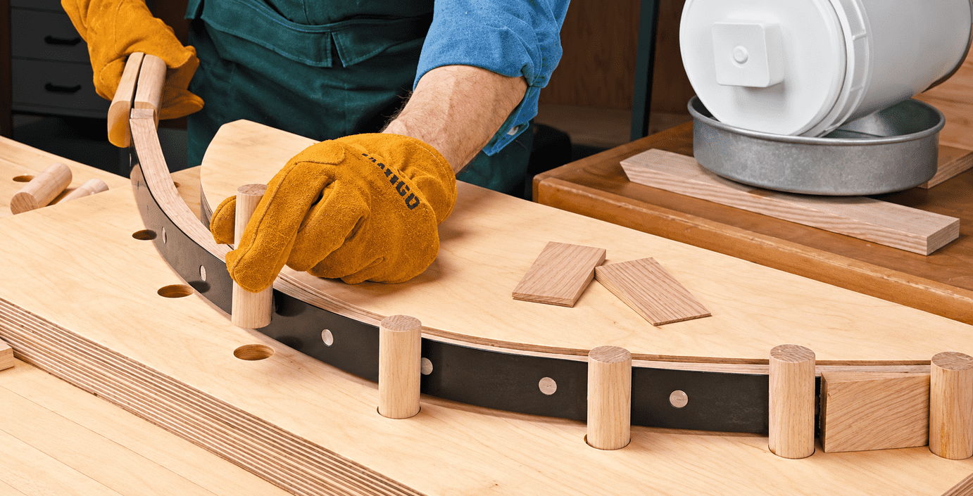 one-sided Bending Wood with a Jig