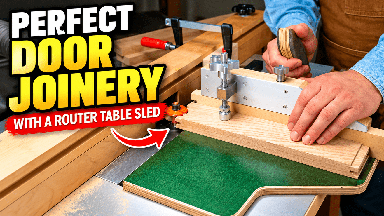 Perfect Door Joinery with a Router Sled