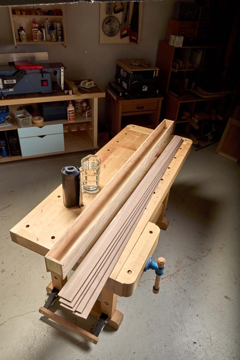 pile of scrap wood for building makeshift trough