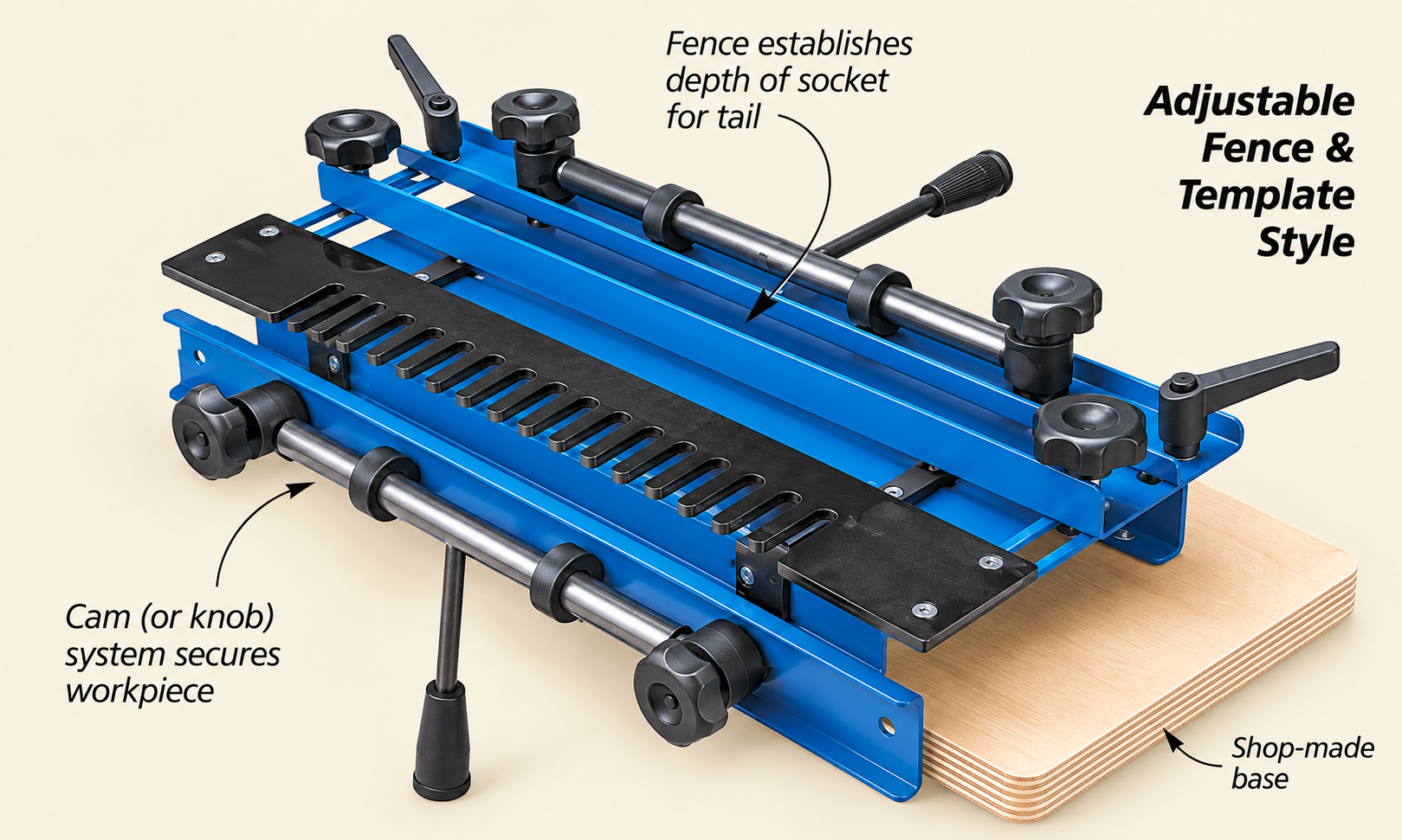 adjustbale-fence-dovetail-jig