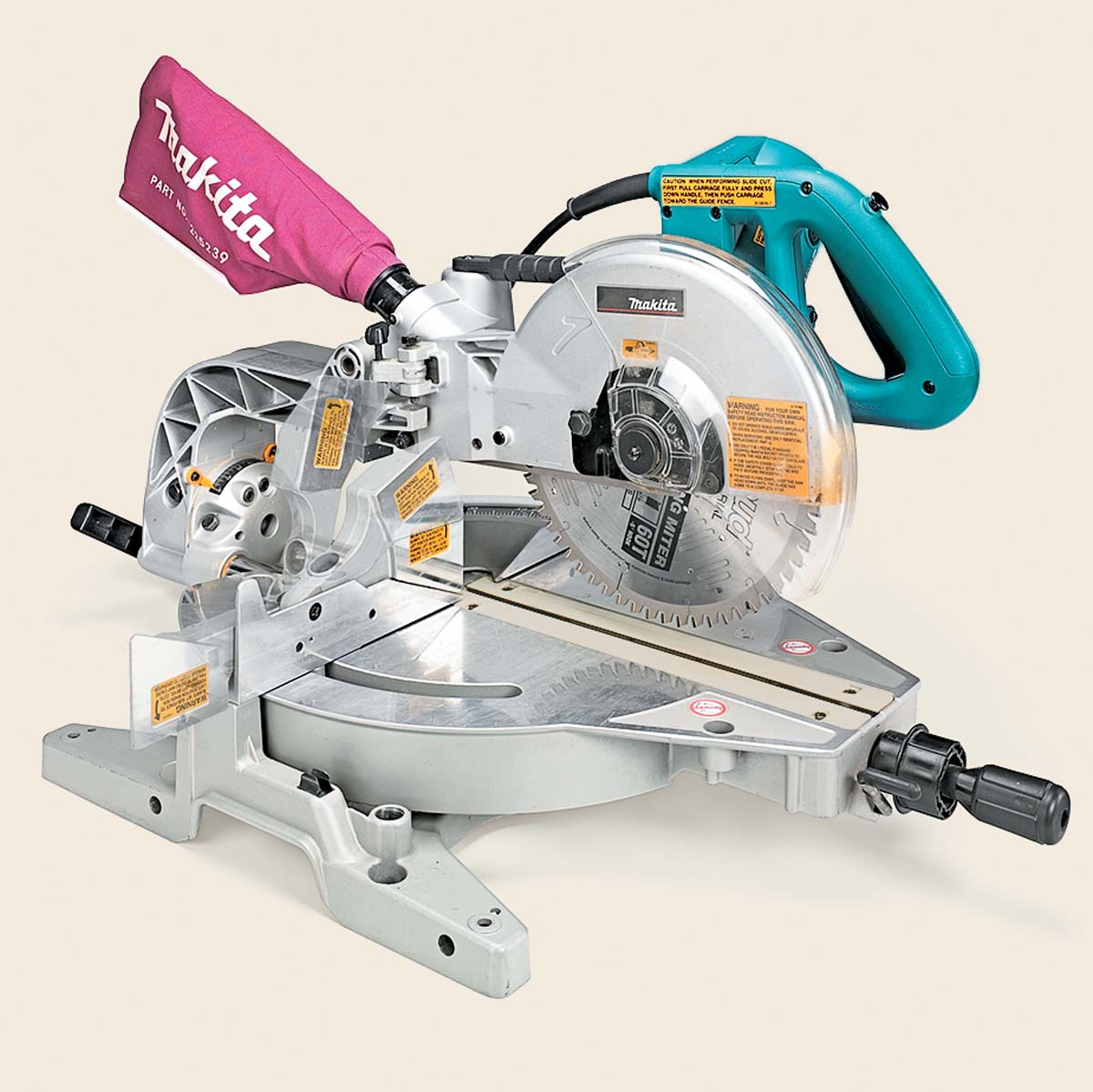 right side of sliding compound miter saw