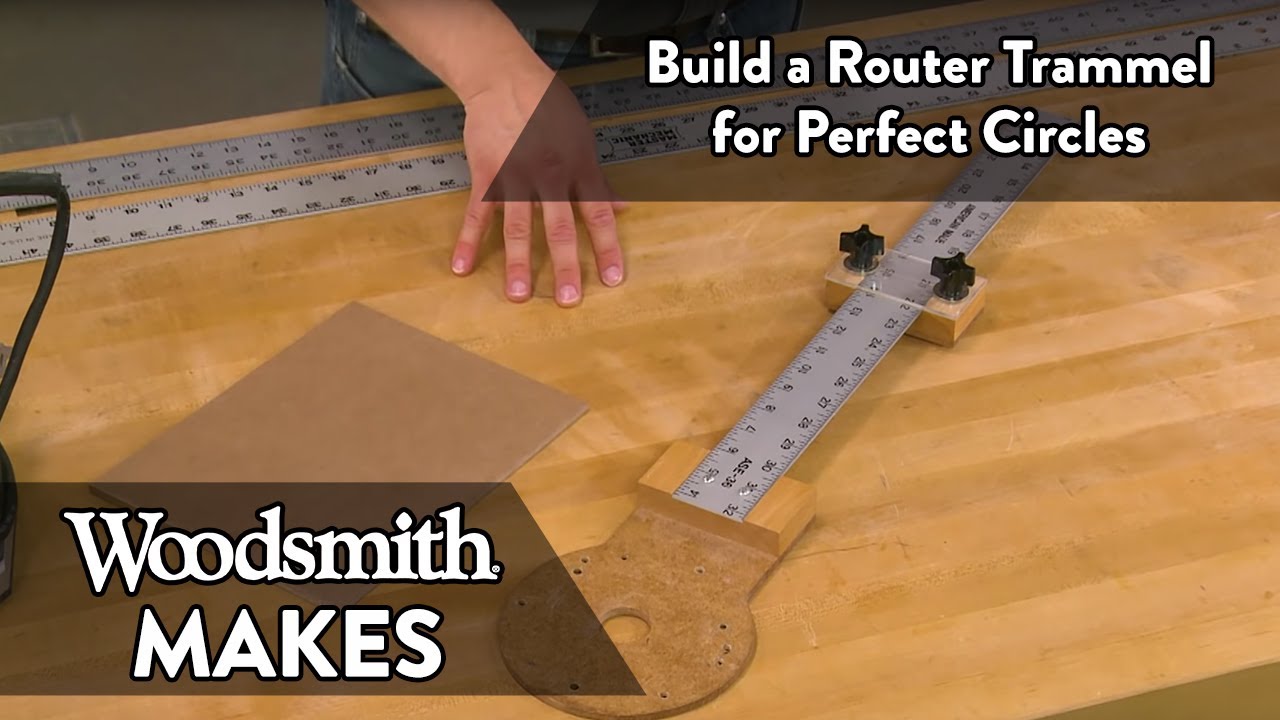 How to Make a Router Trammel for Perfect Circles