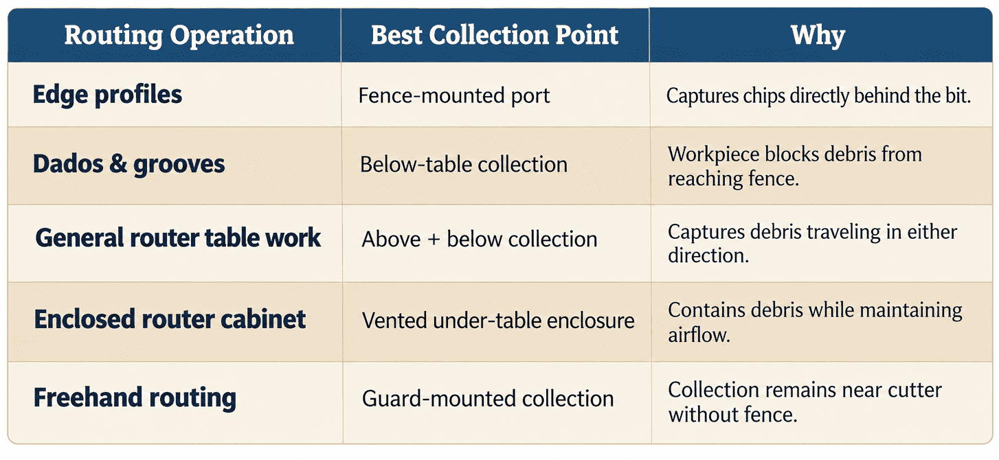Router Table Dust Collection Guide