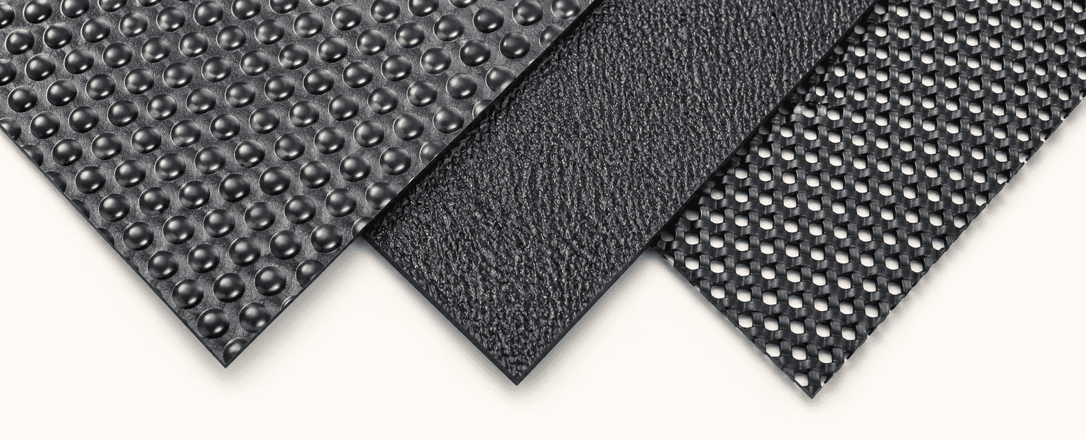Textured Rubber Mat Swatches
