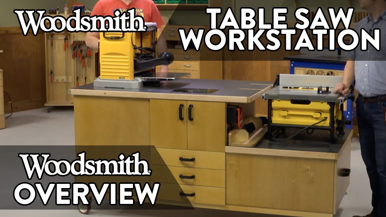 All-In-One Table Saw Workstation