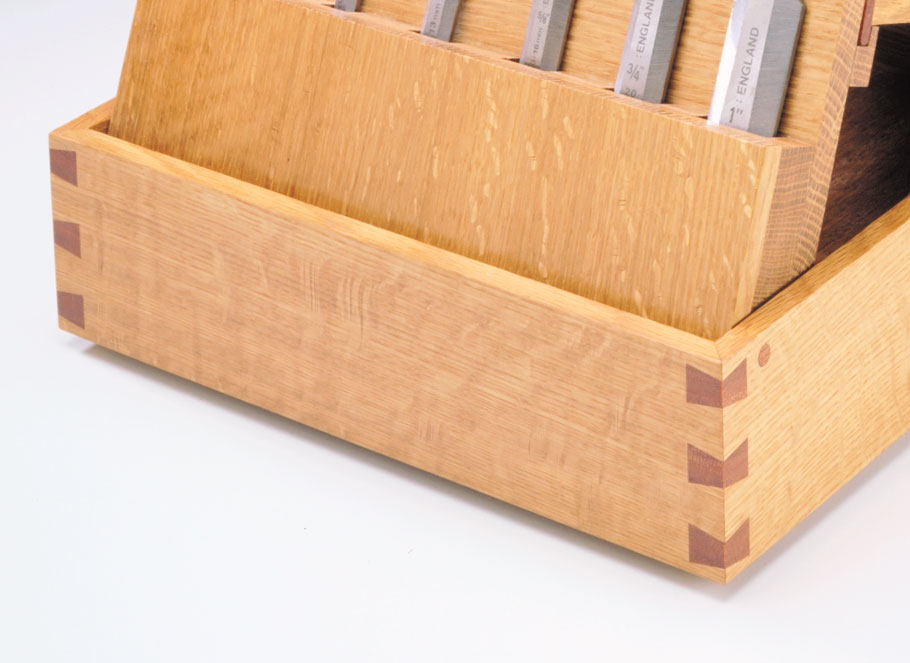 mitered box with dovetail keys