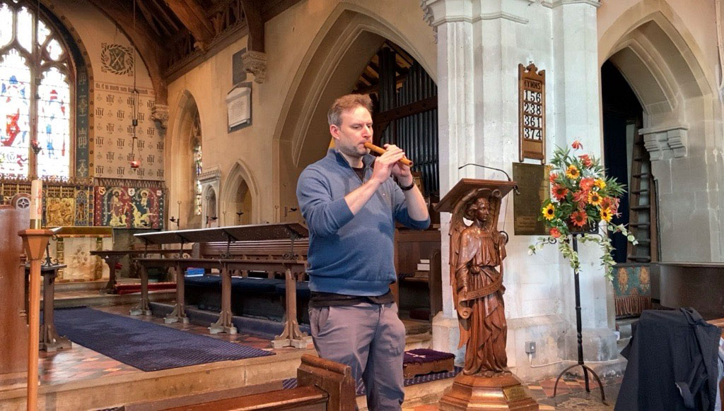 ShopNotes podcast 245 Joel Raymond and his box oboes