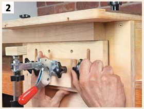 step 2 routing a mortise