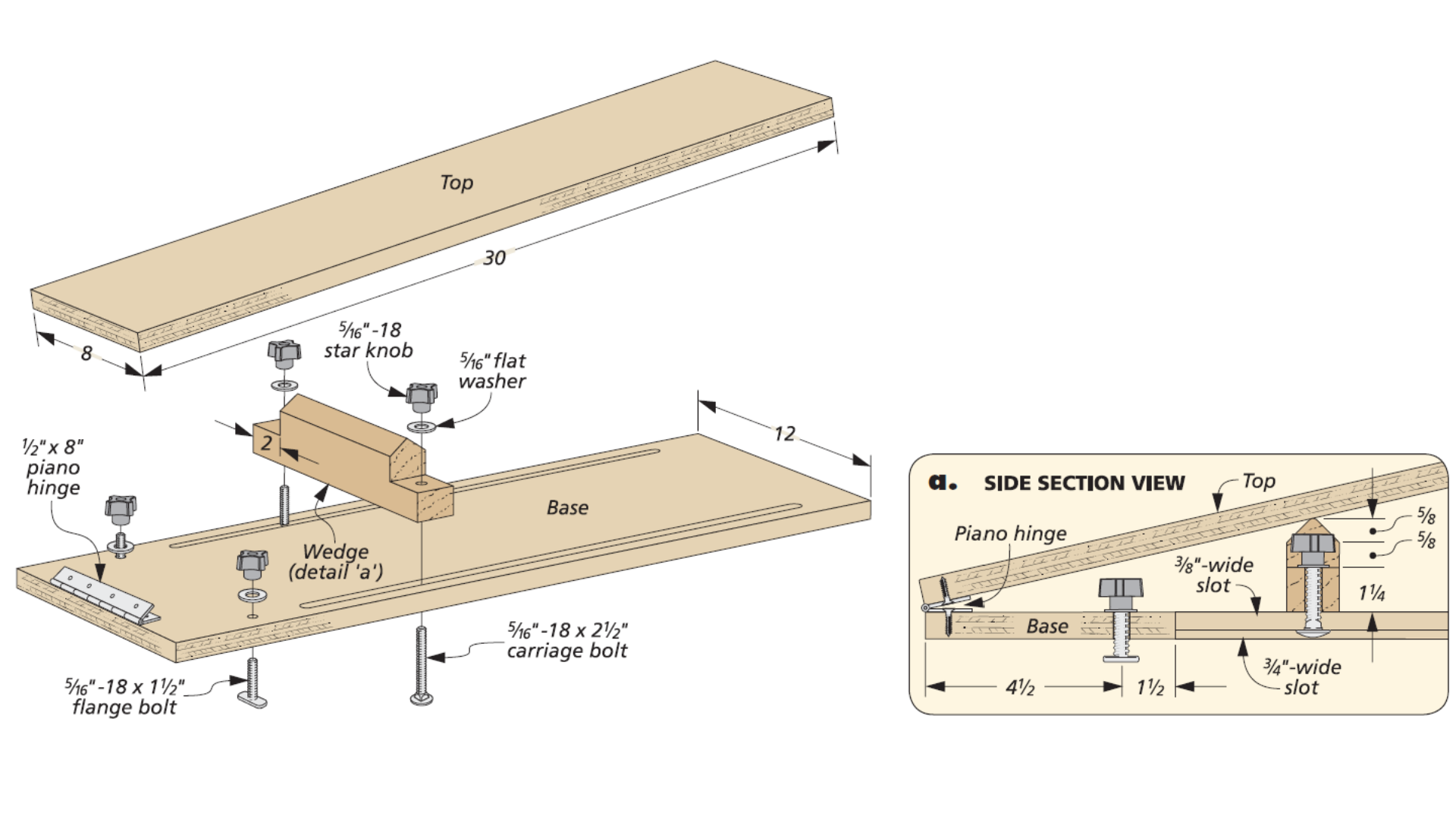 diagram of DIY variable drill press with side view