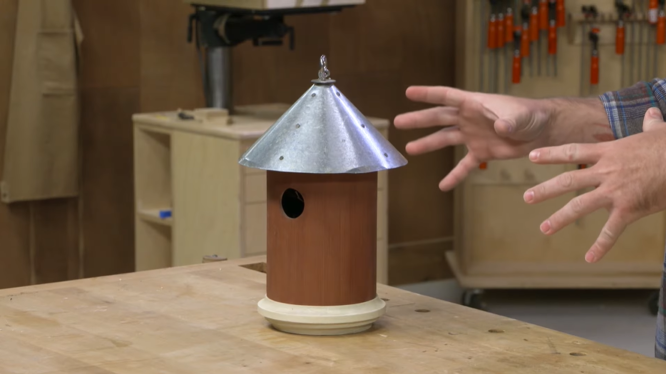 Building a Round, Coopered Birdhouse