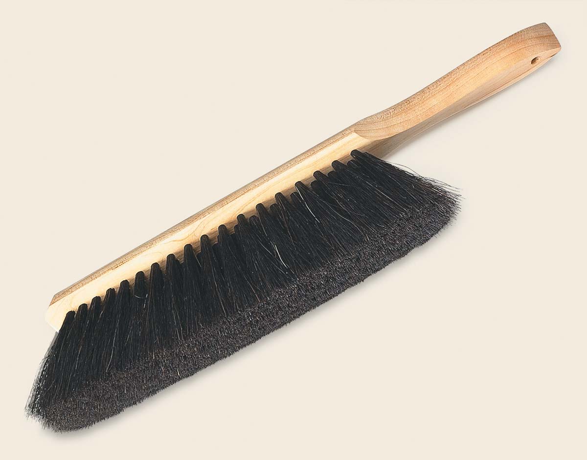 Horsehair bench brush