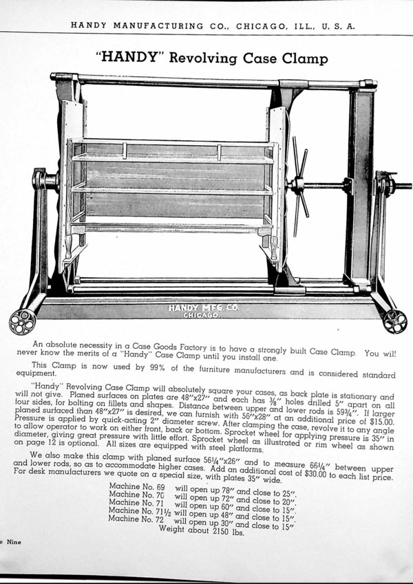 ShopNotes podcast 245 case clamp information