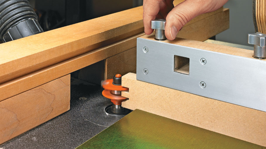router table sled MDF backer