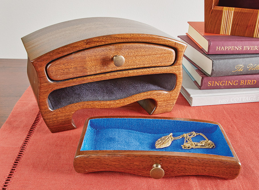 Minature chest of drawers band saw box