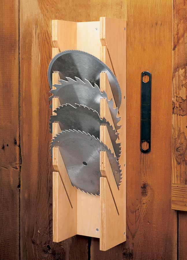 wall-mounted blade rack