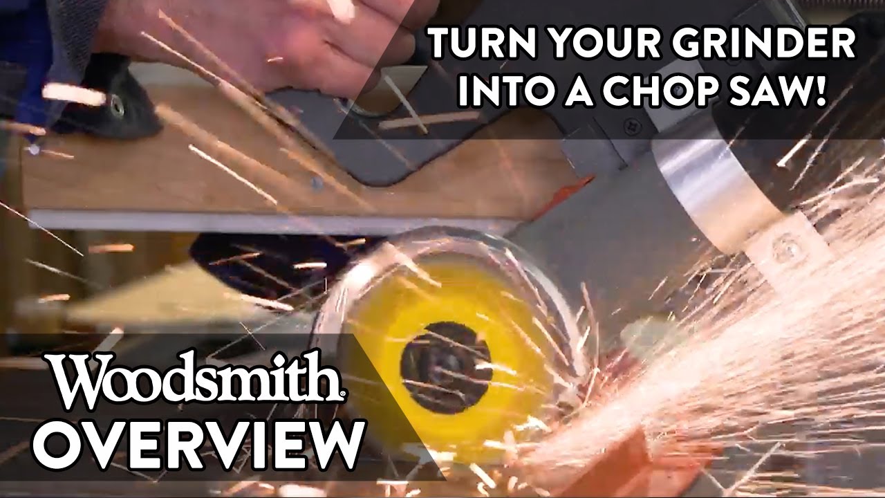 Turn Your Angle Grinder Into a Shop-Built Chop Saw