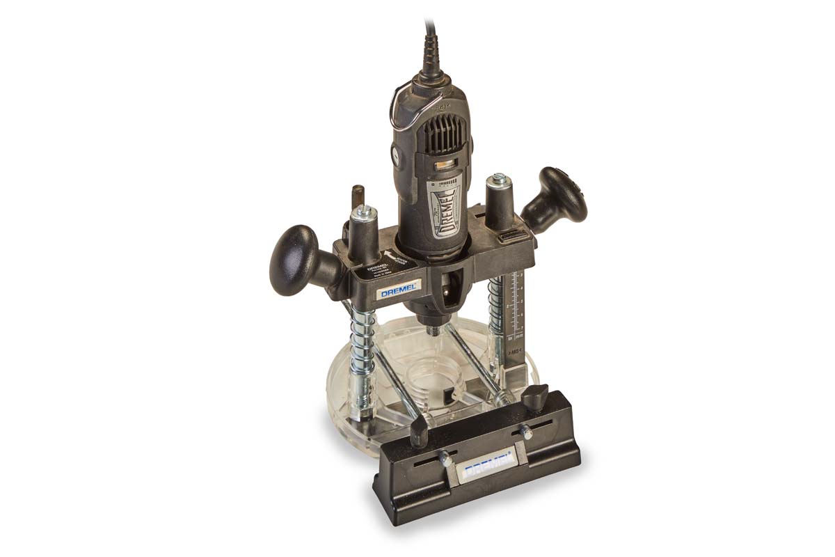 dremel in a plunge base