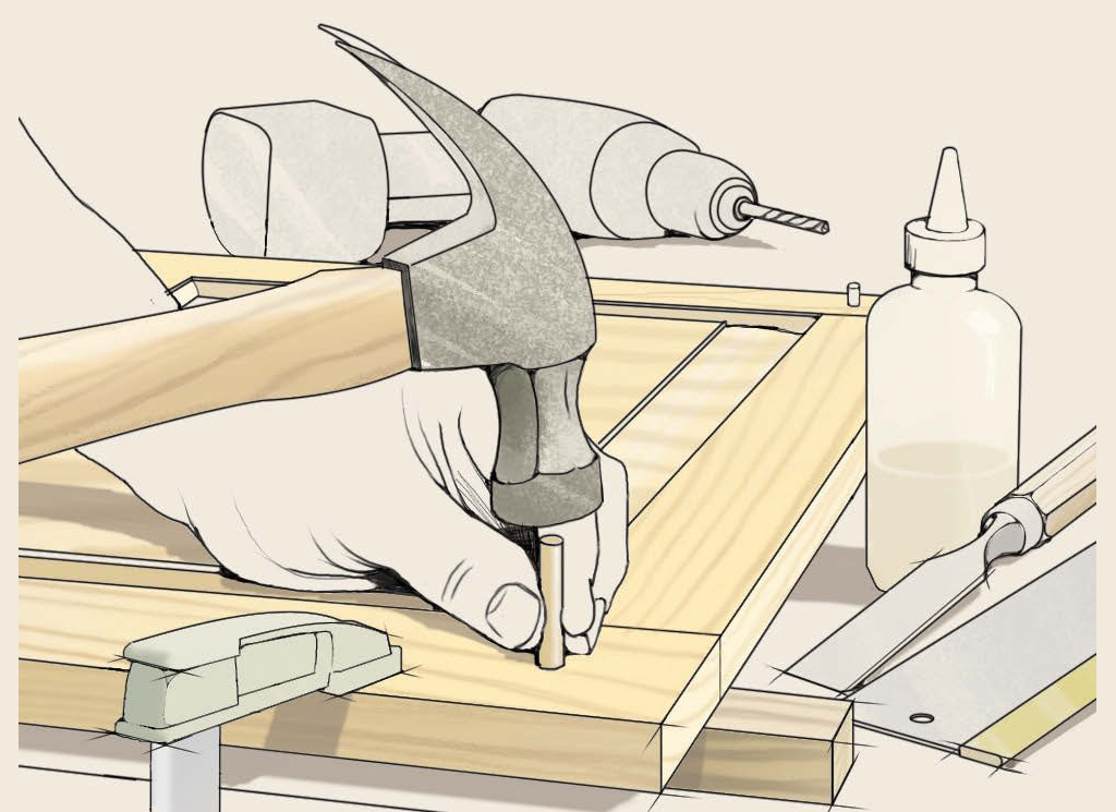 Pinned Mortise & Tenon Joinery