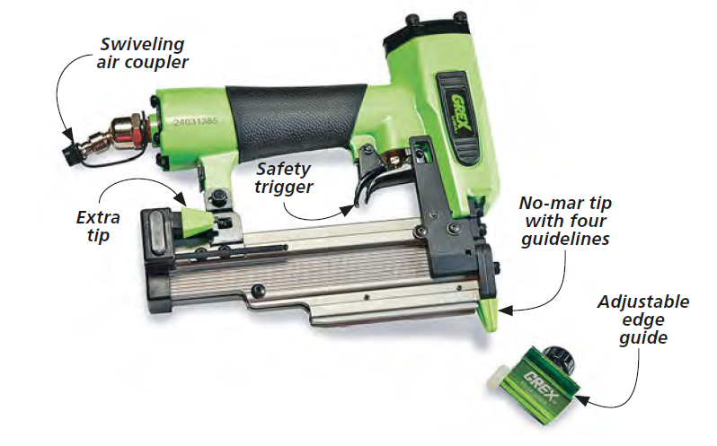 GREX P635 PIN NAILER