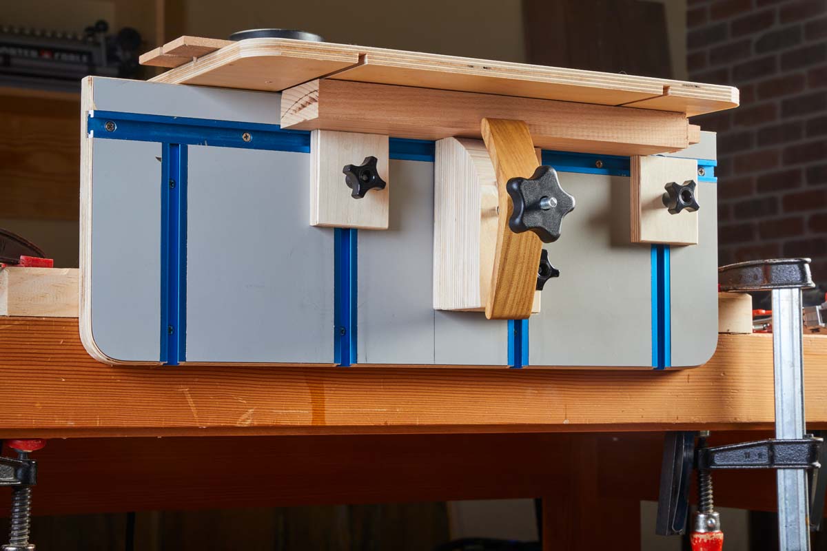 mortising jig with custom block