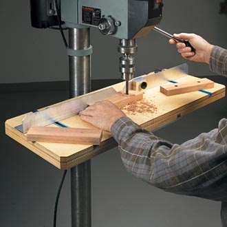 A Better Drill Press Table