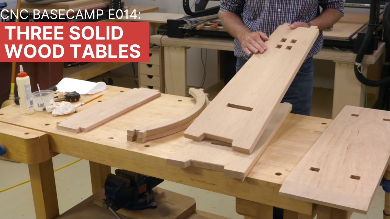 Episode 014: 3 Arts and Crafts Tables/CNC Router Productivity