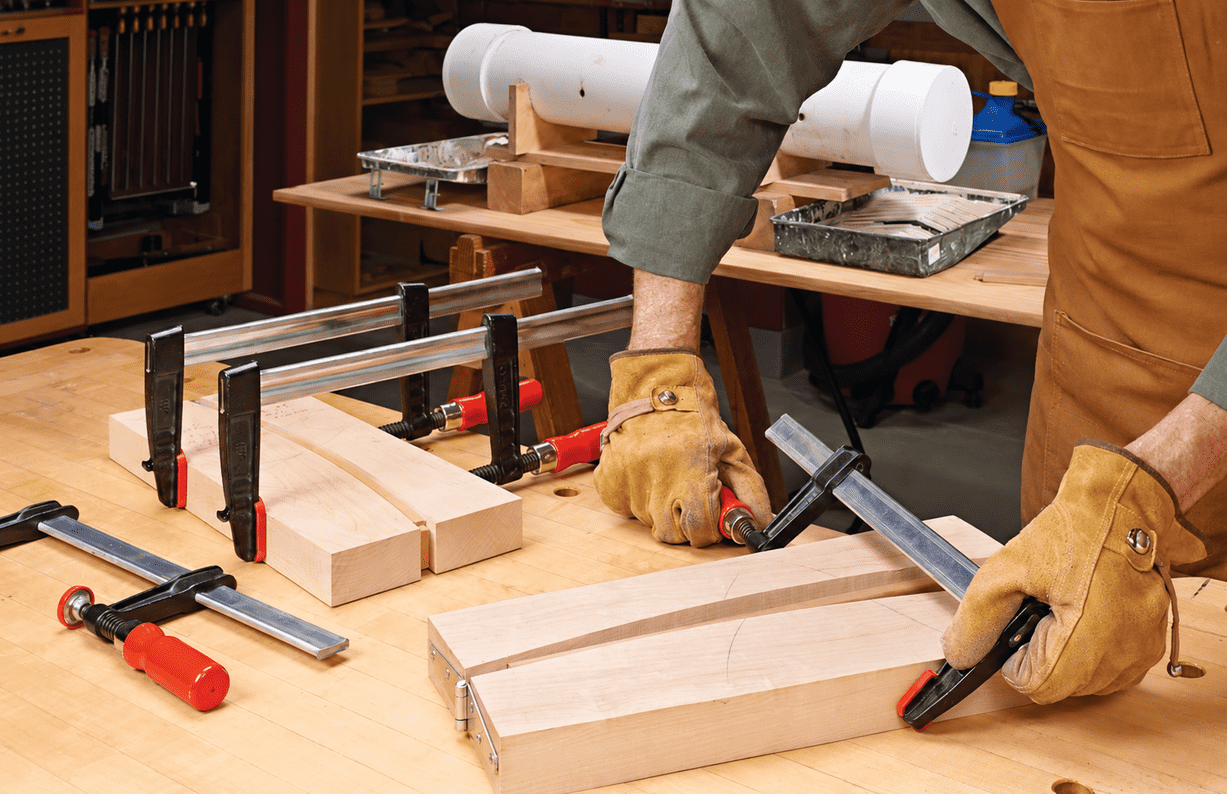 steam bending clamping form