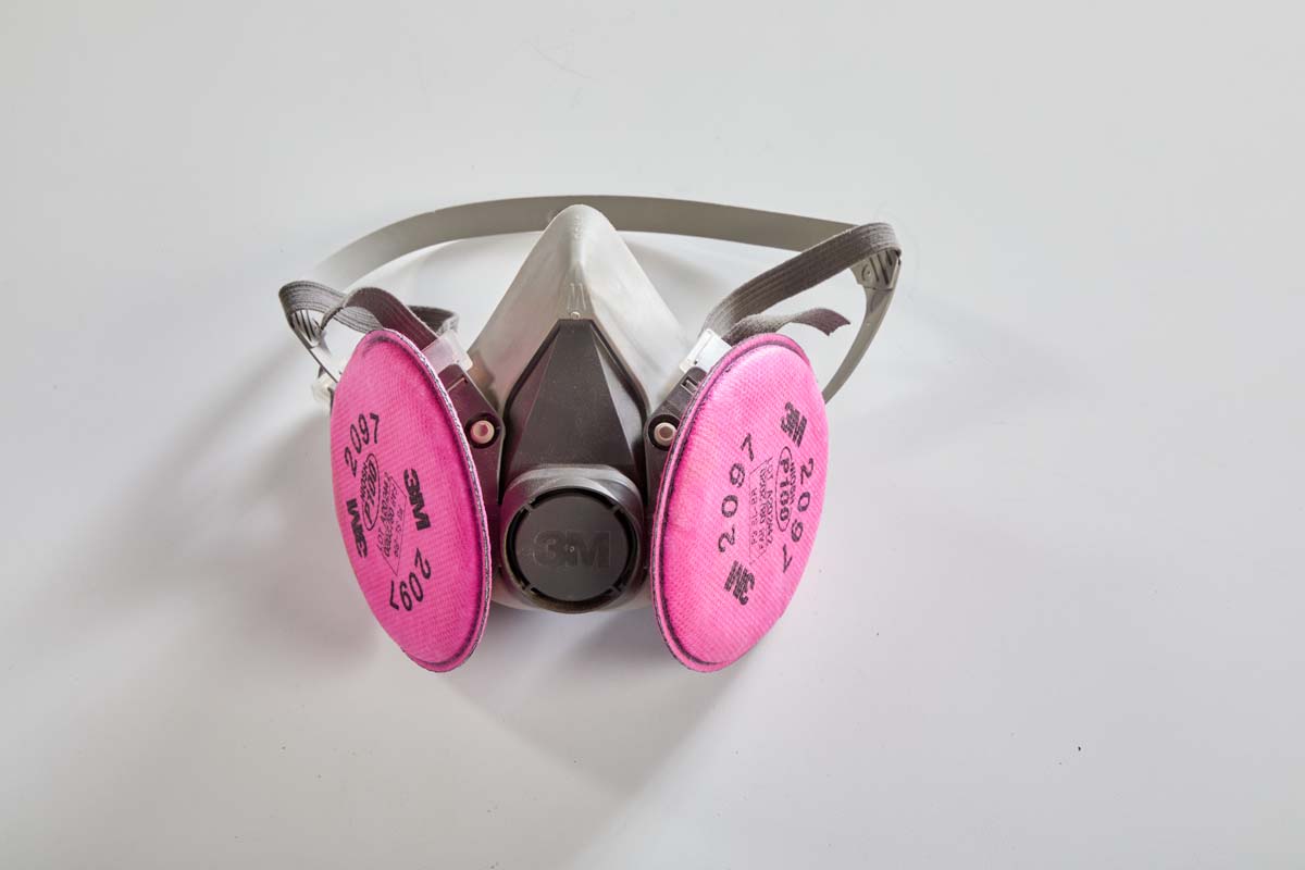 pink dust mask/filtrator