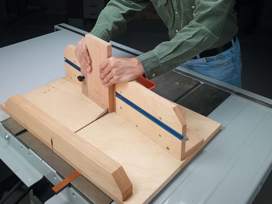 flipping workpiece to make matching cuts on the pins