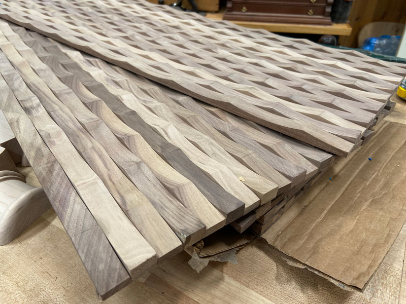 Tambour door panel