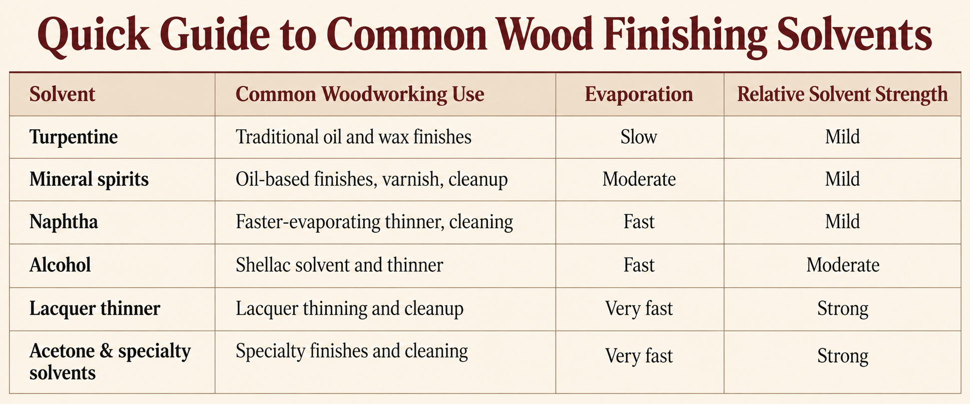 finishing-solvent-guide