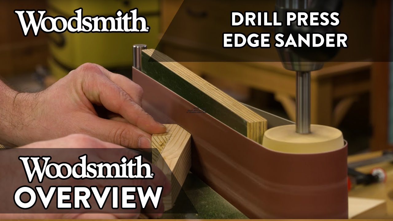 Shop-Built Drill Press Edge Sander