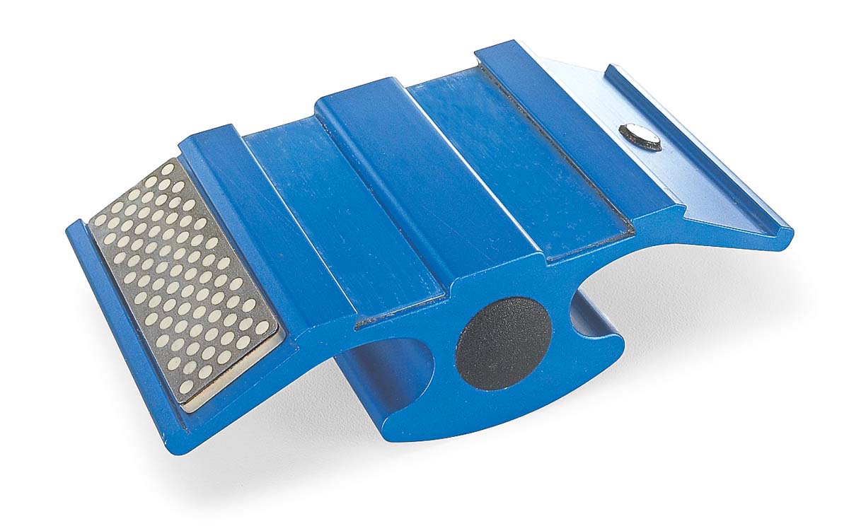 m-power sharpening system with Carriage ends fixed at 25 and 30 degrees