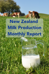 New Zealand Milk Production Monthly Report Image