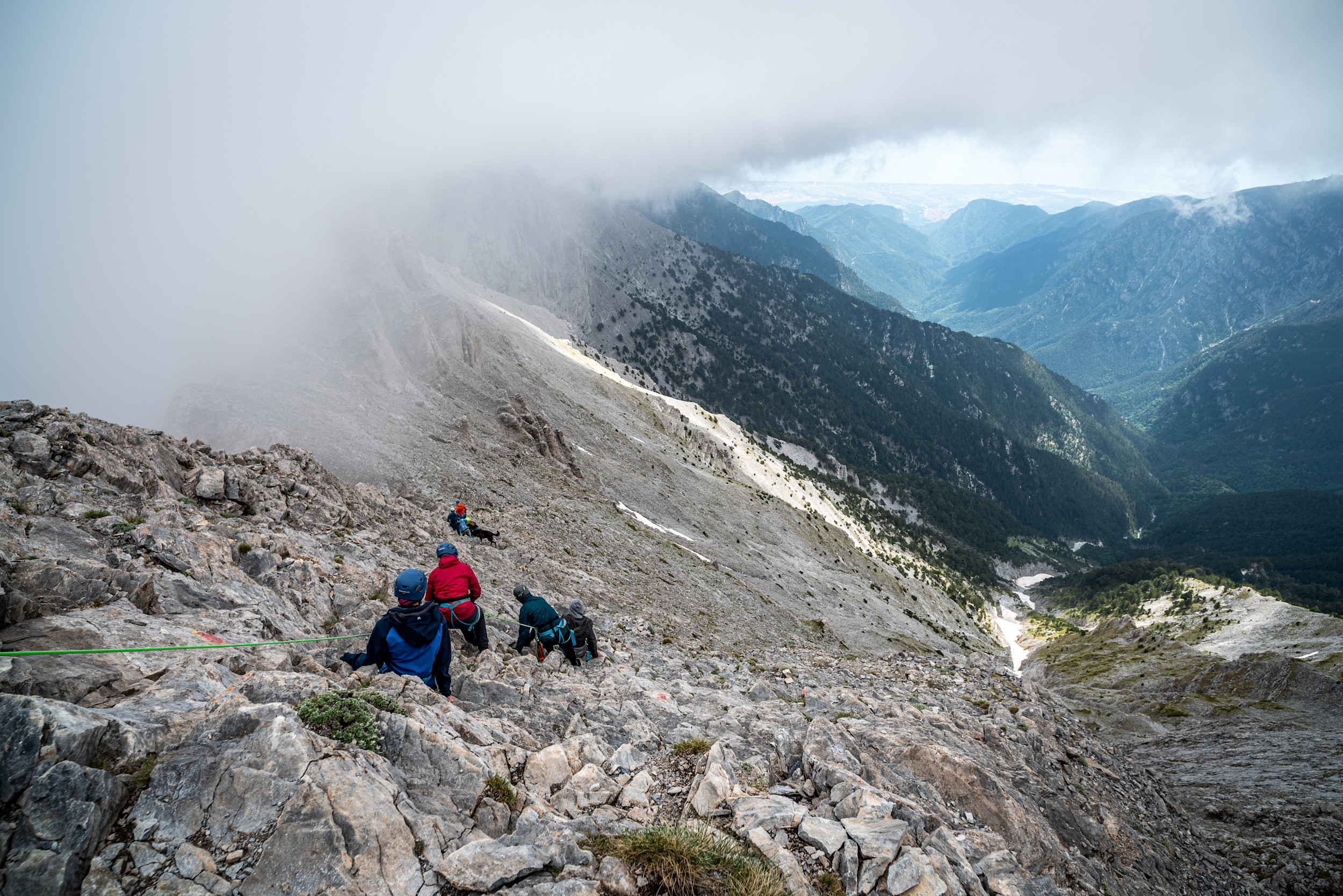 Scrambling, Mount Olympus. Photo: Host/Trekking Hellas