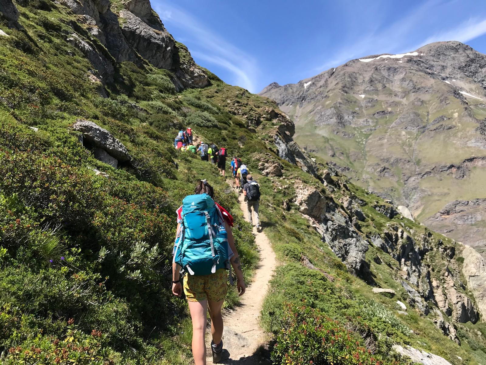 Hiker in the Gran Paradiso National Park. Photo: Host, Great Italian Outdoor