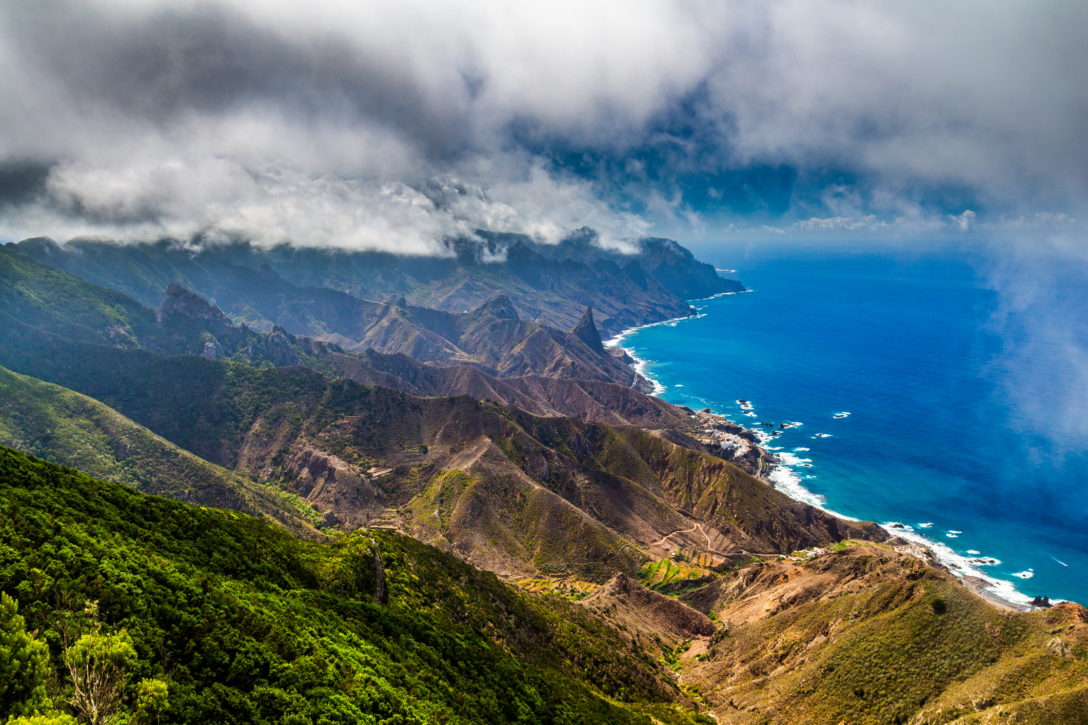 Hiking through Anaga natural park, GettyImages-611902450