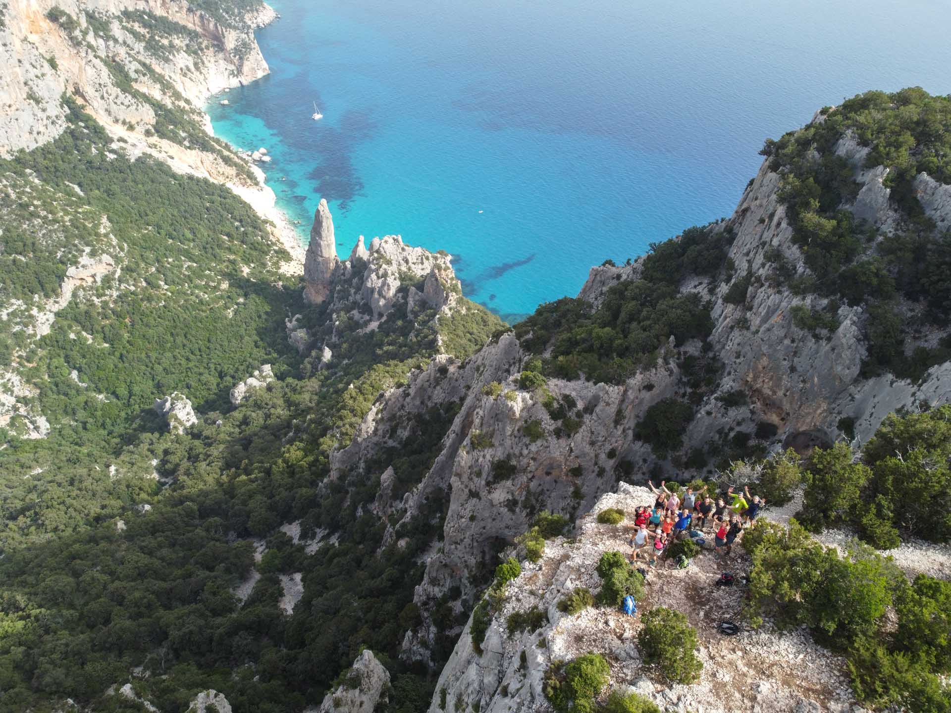 Selvaggio Blu day 3 trek, Host: 40 Gradi Nord