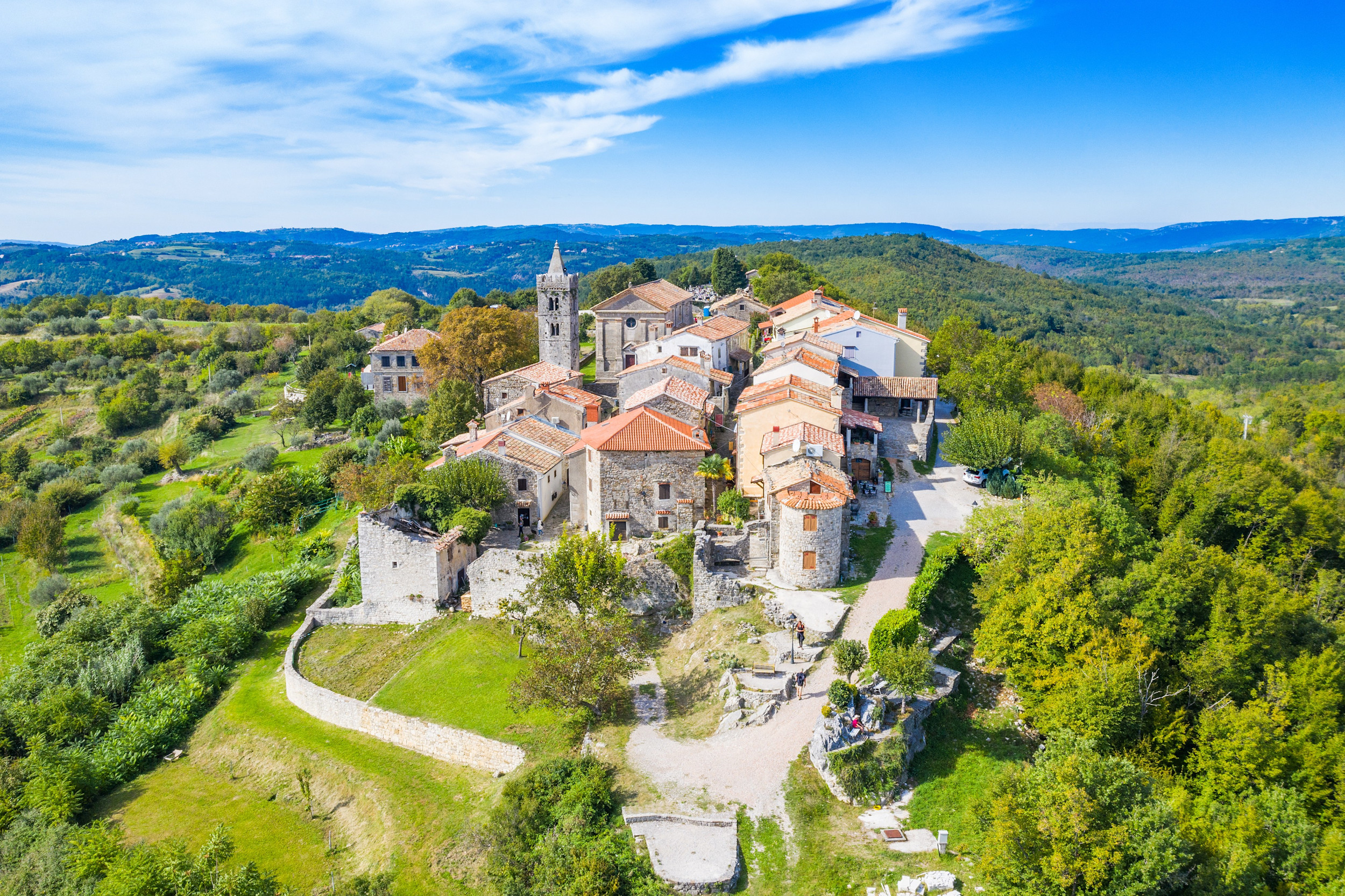HUm, Istria, Croatia Photo: GettyImages-1184137822
